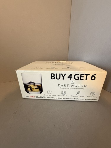 Dartington crystal tumblers - crystal,