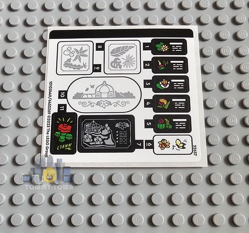 Lego friends sticker sheet - lego,