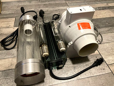 HID  grow light set with cooltube + 2 light bulbs (250w MH and 250w HPS) )