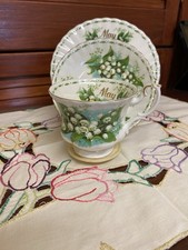 Royal Albert Vintage Bone China Flowers Of The Month May Lily Of The Valley