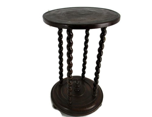 Barley twist wooden side - wooden,