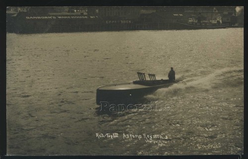 Astoria rppc c1912 regatta - astoria,