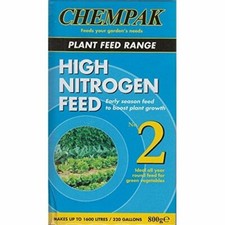 T&M Chempak High Nitrogen Feed Soluble Rapid Growth Plant Fertiliser 800g Pack