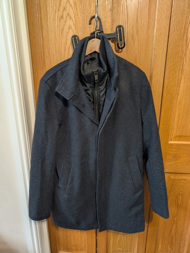 Next mens blue wool - blue, peacoat