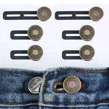 6 Pcs Button Extender for Trousers, Button Waist Extender, Pants Waist Extender