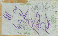 THE SWEET (BRIAN CONNOLLY) SIGNED AUTOGRAPHS