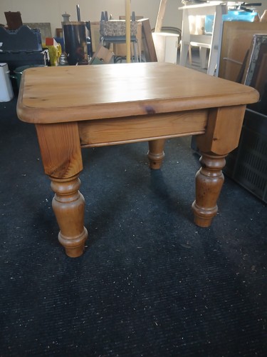 Vintage solid pine coffee - solid,