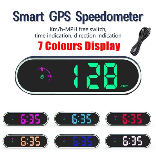 Mini led digital speedometer - digital,