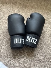 Blitz Boxing Gloves 10 OZ Black 10oz