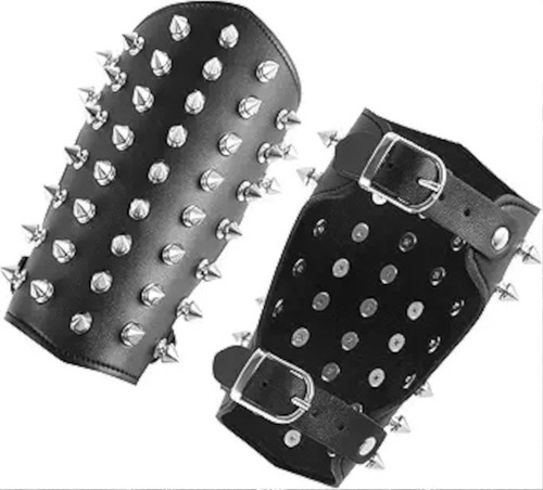 Set black metal spike - set,