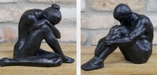 Sitting Man & Woman Black