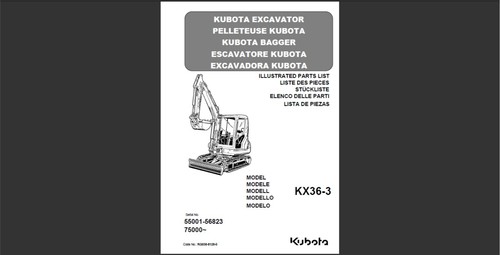 Kubota kx36 excavator - kubota,
