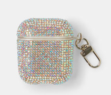 AirPods Pro Case Keyring - Diamante Apple Cover Sparkly Girls Earphones