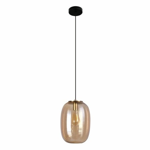 Smoky amber glass bee - glass,