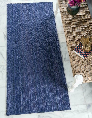 Blue rug 100 natural - 100%, jute