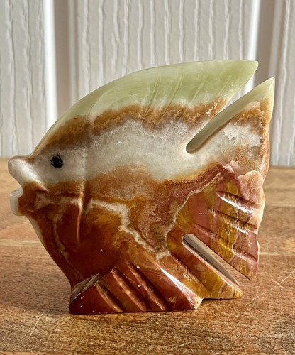 Vintage hand made carved - made, onyx