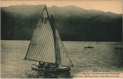 Old postcard aix les - postcard, aix-les-bains