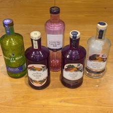 Gin Bottles Empty Whitley Bay Haysmiths x 5 No Alcohol Included Decoration Prop