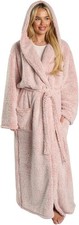Ladies Hooded Dressing Gown