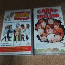 2 Carry On Films On VHS Video