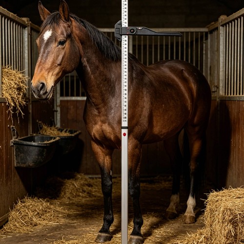 Horse height measuring stick - measuring,