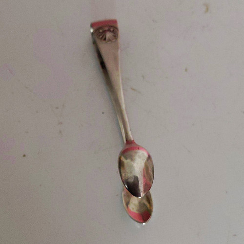 Spp solid silver - solid, tongs