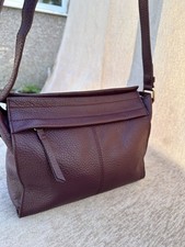 M&S Genuine Leather Burgundy