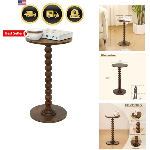 Round side table small drink - round,