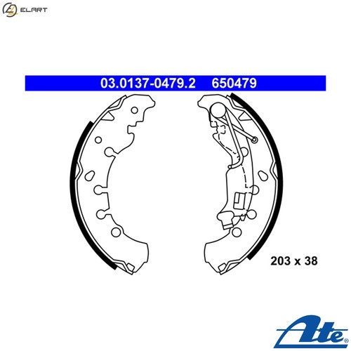 Brake shoe set 0137 0479 - brake,