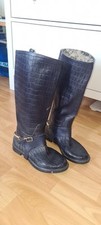 Womens Ted Baker Black Riding Boot Style Wellingtons Size 5 size 38