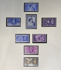 KGVI Sg491-498 Royal Wedding