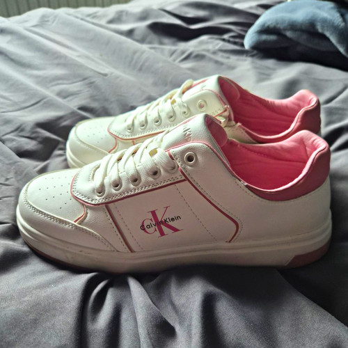 Calvin klein white pink low - white/pink,