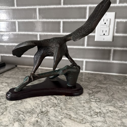 Vintage large brass eagle - brass, on