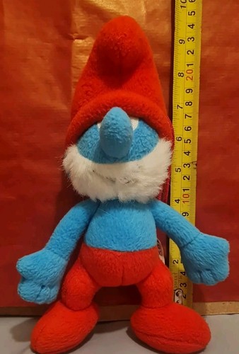 Pappa smurf plush - pappa, toy,