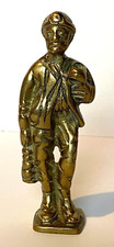 11 cm Vintage Solid Brass Coal
