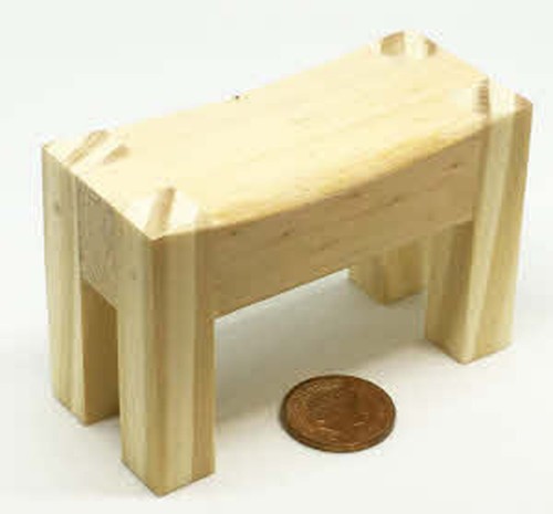 Dolls house wooden - wooden, butchers