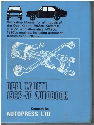 Opel kadett 1 - a, 1.0