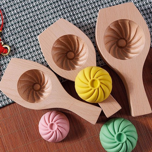 Wood baozi mold steamed - 1x,