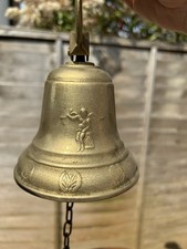 Vintage brass bell with - vintage,