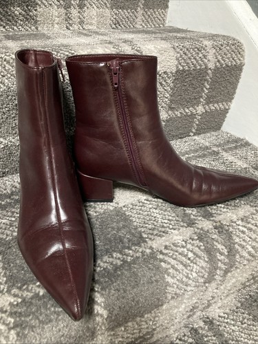 Schuh vegan burgundy pointed - schuh,