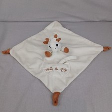 Sophie La Girafe Comforter Vulli Cream Giraffe Soft Toy Dummy Clip Soother Dou