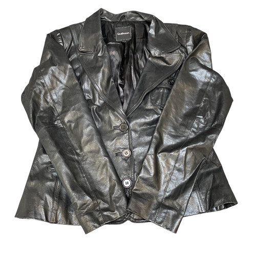 Fashion leather blazer jacket - fashion,