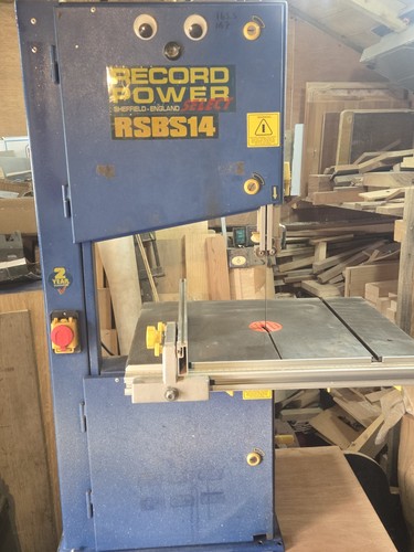Record power rsbs14 bandsaw - record,