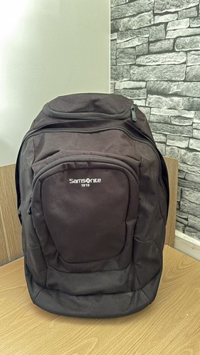 Samsonite 1910 black rucksack - samsonite,