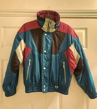 Vintage Tyrolia Microseal Retro 90s Vibrant Ski Jacket Size Small 8 - 10