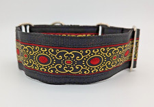 Red Metallic Gold Martingale