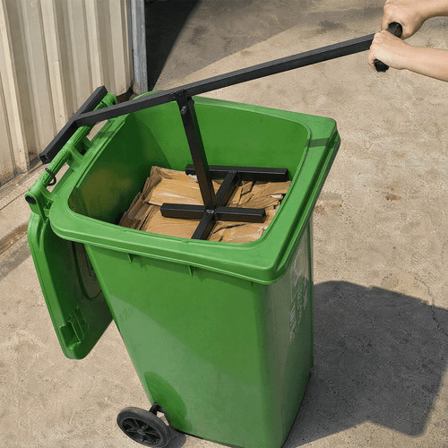 Wheelie bin compactor - wheelie,