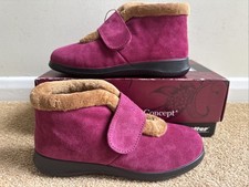 Hotter snug suede slipper - suede,