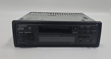 Vintage SONY XR-3750 FM/AM Cassette Car Stereo Tuner Black D-Bass Read