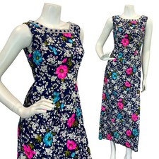 VTG 70S FLORAL MAXI SHIFT